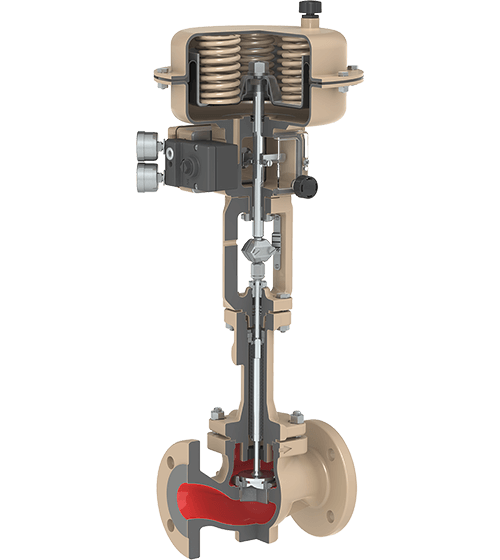 Globe control valves and on/off valves